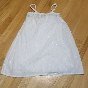 Old Navy Girl's White Boho Embellished Dress
